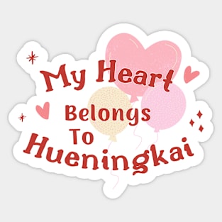 My Heart Belongs To Hueningkai TXT Sticker